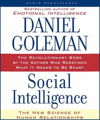 Omslag van het luisterboek ‘Social Intelligence: The New Science of Human Relationships’ van Daniel Goleman, de auteur van ‘Emotional Intelligence’.